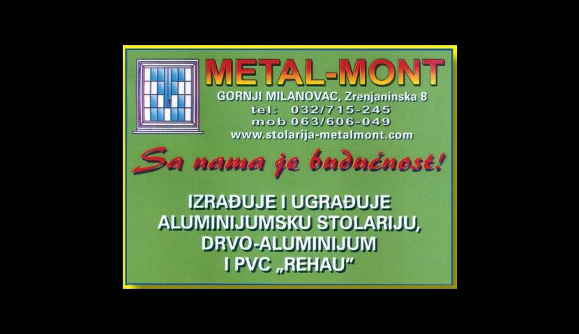 ALU PVC STOLARIJA METAL-MONT GORNJI MILANOVAC