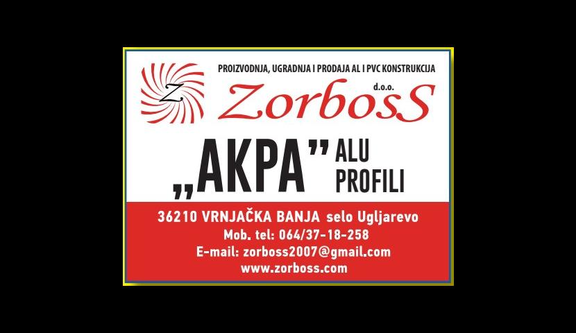 Zorbos alu pvc stolarija Kraljevo