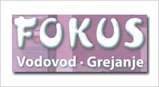 VODOVOD GREJANJE FOKUS