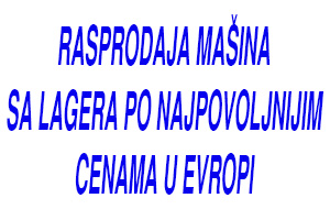 Prodaja masina za preradu plastike Srbija